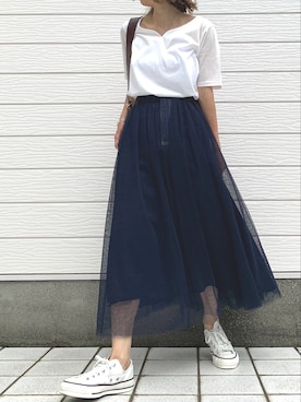 Q♥Officialさん(レディース・155cm)の夏コーディネート