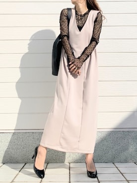 Q♥Officialさん(レディース・155cm)の冬コーディネート