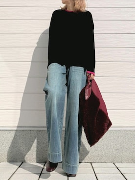 Q♥Officialさん（レディース・155cm）の秋コーディネート