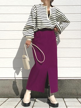 Q♥Officialさん（レディース・155cm）の秋コーディネート