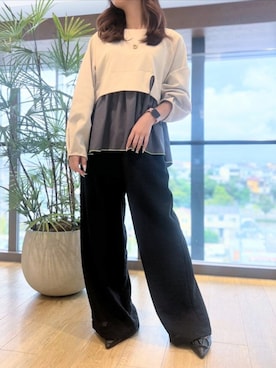 Q♥Officialさん（レディース・153cm）の秋コーディネート