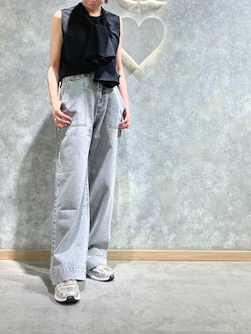 「Q（キュー）のアイテム（パンツ）」を使った、Q♥Officialさん（レディース・165cm）の夏コーディネート