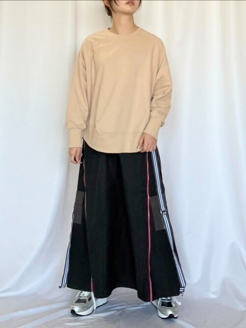 切替サイドZIPラインスカート（スカート）｜Q（キュー）のファッション