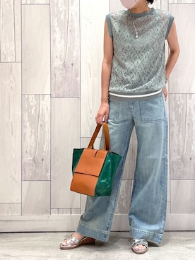 Q♥Officialさん（レディース・157cm）の夏コーディネート