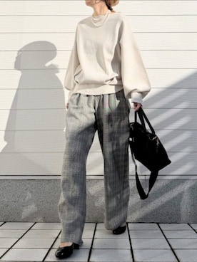 Q♥Officialさん（レディース・155cm）の冬コーディネート