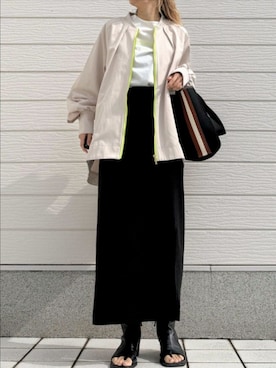 「Q（キュー）のアイテム」を使った、Q♥Officialさん（レディース・155cm）の冬コーディネート