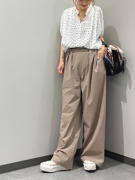 「Q（キュー）のアイテム」を使った、Q♥Officialさん（レディース・154cm）の夏コーディネート