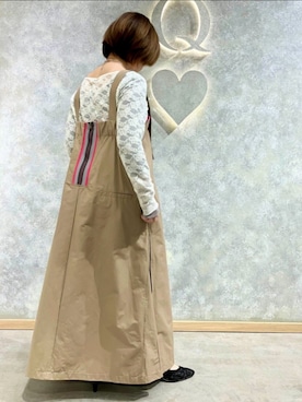 Q♥Officialさん（レディース・148cm）の春コーディネート