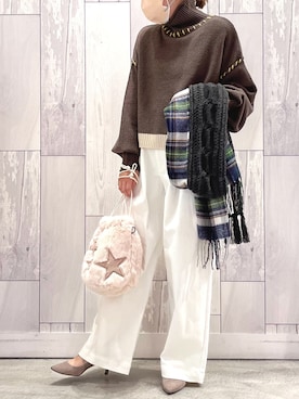 Q♥Officialさん（レディース・157cm）の秋コーディネート