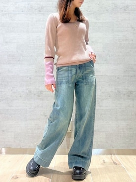 「Q（キュー）のアイテム」を使った、Q♥Officialさん（レディース・153cm）の秋コーディネート