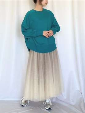 Q♥Officialさん（レディース・153cm）の冬コーディネート