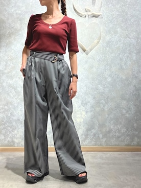 Q♥Officialさん(レディース・153cm)の夏コーディネート