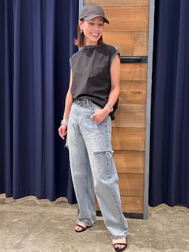 Q♥Officialさん（レディース・157cm）の夏コーディネート