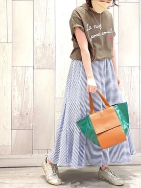 Q♥Officialさん(レディース・154cm)の夏コーディネート