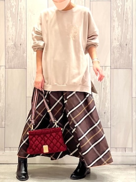 Q♥Officialさん（レディース・157cm）の秋コーディネート