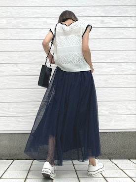 Q♥Officialさん(レディース・155cm)の夏コーディネート