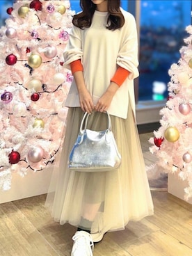 Q♥Officialさん（レディース・153cm）の冬コーディネート