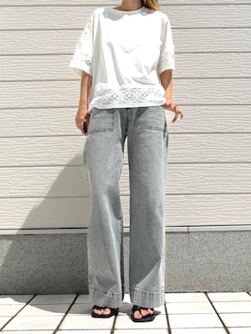 「Q（キュー）のアイテム」を使った、Q♥Officialさん（レディース・155cm）の春コーディネート