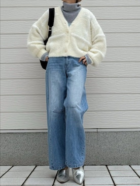 「アイテム（バックパック/リュック）」を使った、Q♥Officialさん（レディース・155cm）の秋コーディネート