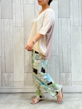 Q♥Officialさん(レディース・154cm)の夏コーディネート