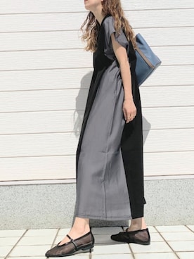 「チュールパンプス」｜Q♥Officialさん（レディース・155cm）の春コーディネート