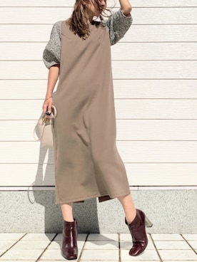 「CELINE（セリーヌ）のアイテム（ブーツ）」を使った、Q♥Officialさん（レディース・155cm）の夏コーディネート