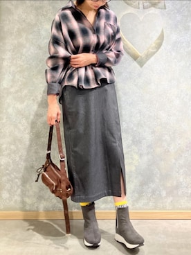 Q♥Officialさん（レディース・164cm）の秋コーディネート