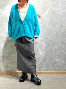 「Q（キュー）のアイテム」を使った、Q♥Officialさん（レディース・151cm）の秋コーディネート