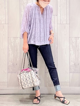 Q♥Officialさん（レディース・157cm）の夏コーディネート