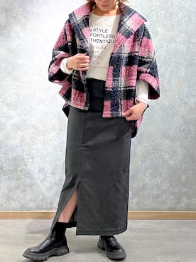 Q♥Officialさん(レディース・157cm)の秋コーディネート