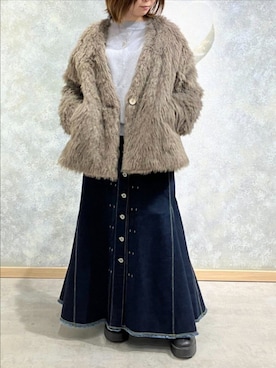 Q♥Officialさん（レディース・148cm）の冬コーディネート