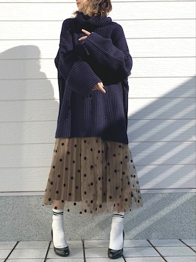 Q♥Officialさん（レディース・155cm）の冬コーディネート