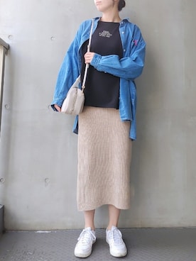 「Casselini（キャセリーニ）のアイテム」を使った、Q♥Officialさん（レディース・163cm）の冬コーディネート