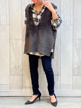 Q♥Officialさん(レディース・157cm)の秋コーディネート