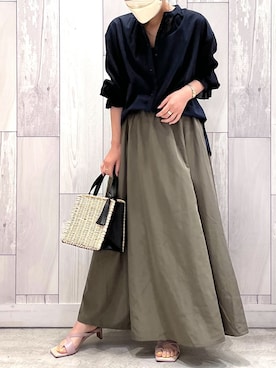 Q♥Officialさん（レディース・157cm）の夏コーディネート