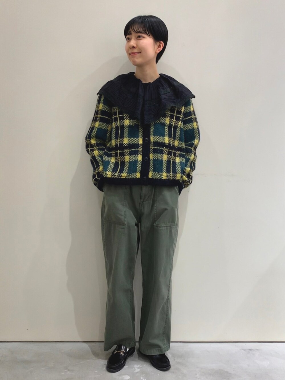 CHILD WOMAN チャイルドウーマン　コート　タータンチェック　モヘヤ混 送料 無料 通販ファッション - CHILD WOMAN チャイルドウーマン