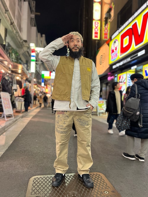 USN TYPEWRIGHTER FATIGUE LONG SLEEVE SHIRT / USN タイプライター ファティーグ 長袖 シャツ / AVIREX /アヴィレックス