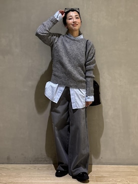 「アイテム（ショルダーバッグ）」を使った、SAKIさん（レディース・154cm・30代）の冬コーディネート