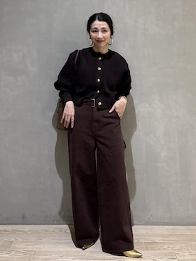 「アイテム（バッグ）」を使った、SAKIさん（レディース・154cm・30代）の冬コーディネート