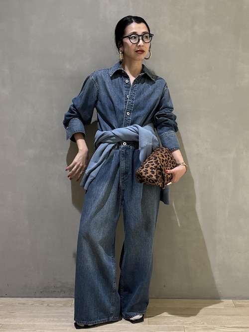 ADAM ET ROPE' FEMME デニムジャンプスーツ ADAM ET ROPÉ FEMME(アダム