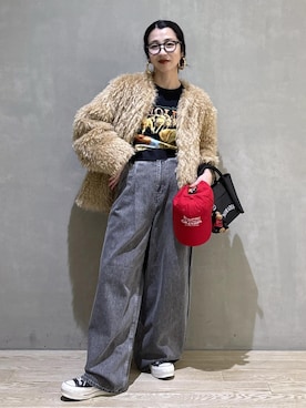 「アイテム（その他アウター）」を使った、SAKIさん（レディース・154cm・30代）の秋コーディネート