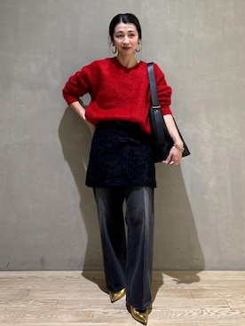 SAKIさん（レディース・154cm）の冬コーディネート