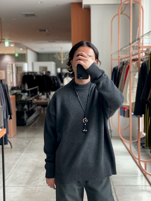 セール】new basic WOOL CASHMERE CHUNKY SWEATER（ニット/セーター