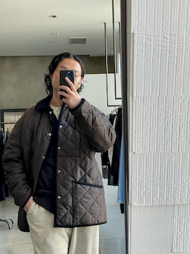 「アイテム（ブルゾン）」を使った、yukihigashiuraさん（メンズ・173cm）の秋コーディネート