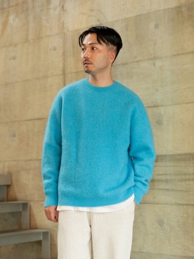 「URBAN RESEARCH（アーバンリサーチ）のアイテム（スウェットパンツ）」を使った、yukihigashiuraさん（メンズ・173cm）の秋コーディネート