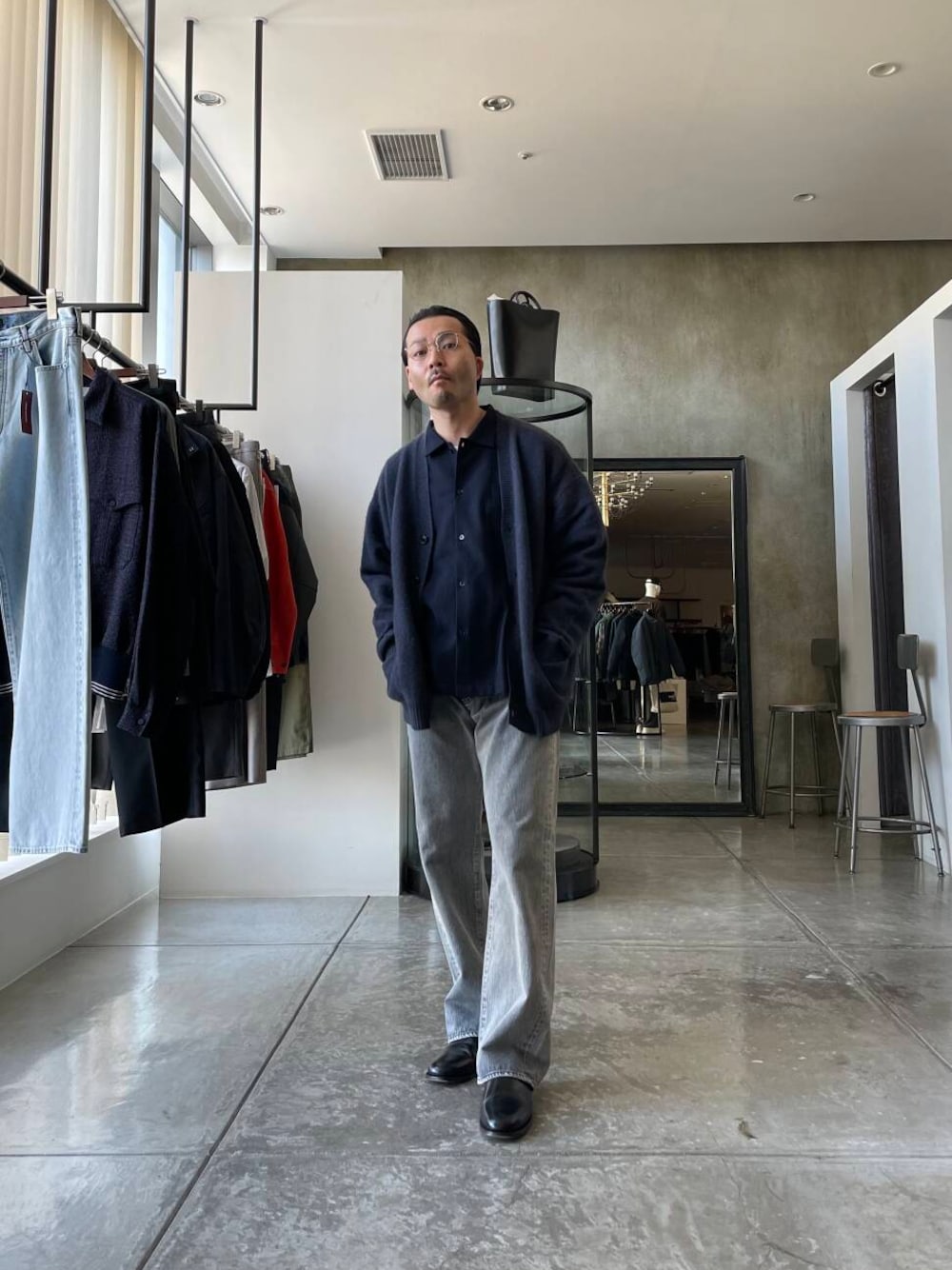 new basic NYLON STAND DOWN JACKETを使った人気ファッション