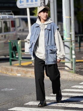 「PUBLUX（パブリュクス）のアイテム」を使った、PUBLUXさん（レディース・166cm）の冬コーディネート