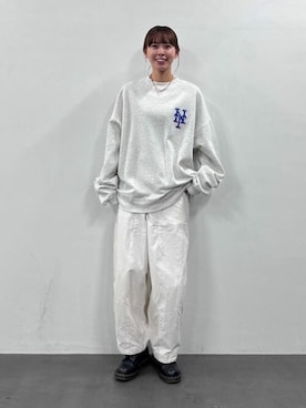 「スウェットコーデ」｜PUBLUXさん（レディース・166cm）の冬コーディネート