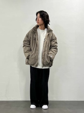 「PUBLUX（パブリュクス）のアイテム（パンツ）」を使った、PUBLUXさん（メンズ・175cm）の冬コーディネート