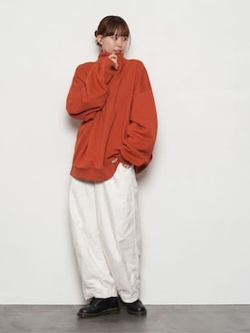 「PUBLUX（パブリュクス）のアイテム（スウェット）」を使った、PUBLUXさん（レディース・166cm）の冬コーディネート